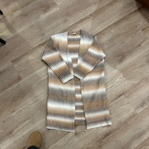 Z Supply Gradient Tan and Cream Cardigan